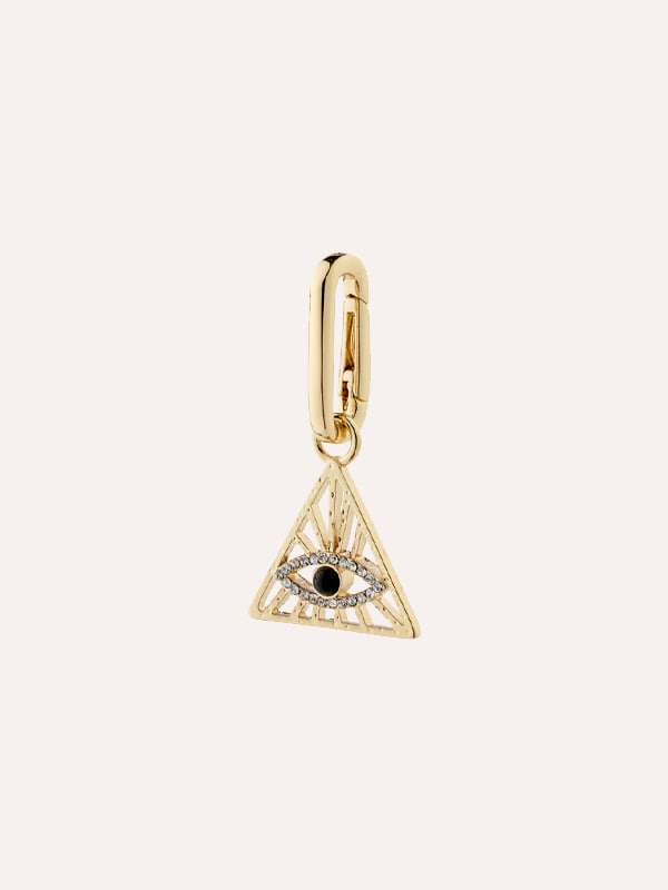 Charm Recycled Triangle Pendant