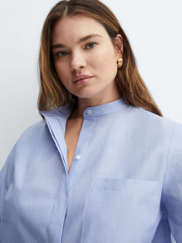 Buttoned cotton shirt